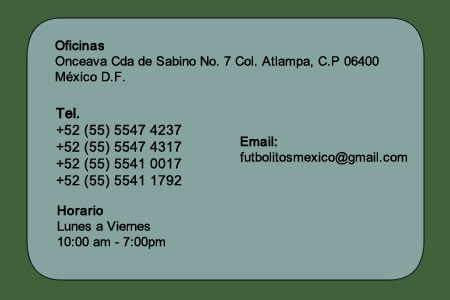 Contacto Futbolitos